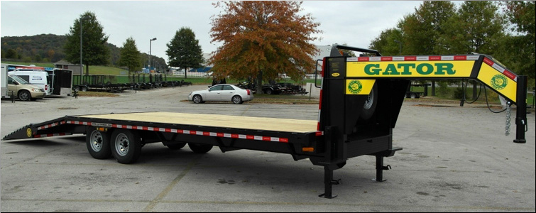 Gooseneck flat bed trailer for sale14k  Hickman County, Kentucky